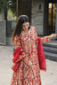 Superhit Muslin Fabric Anarkali Suit Set TD-6029