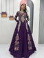 Purple Color Embroidered Designer Lehenga Set