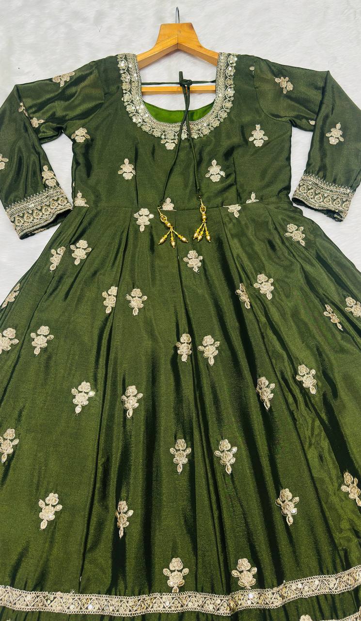 Premium Readymade Anarkali Suit Set