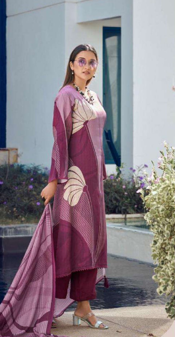 Beautiful Digital Prainted Rayon Three Piece Pair