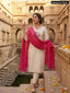 Elegant Bird Motif Embroidered Kurta Set for Women