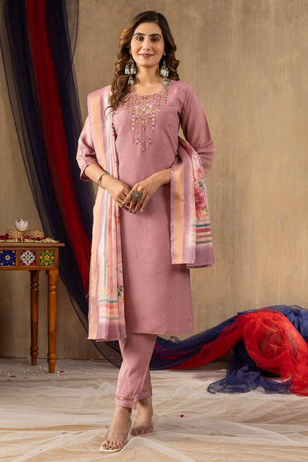 Luxuriant Thread With Hand Work Salwar Suit
