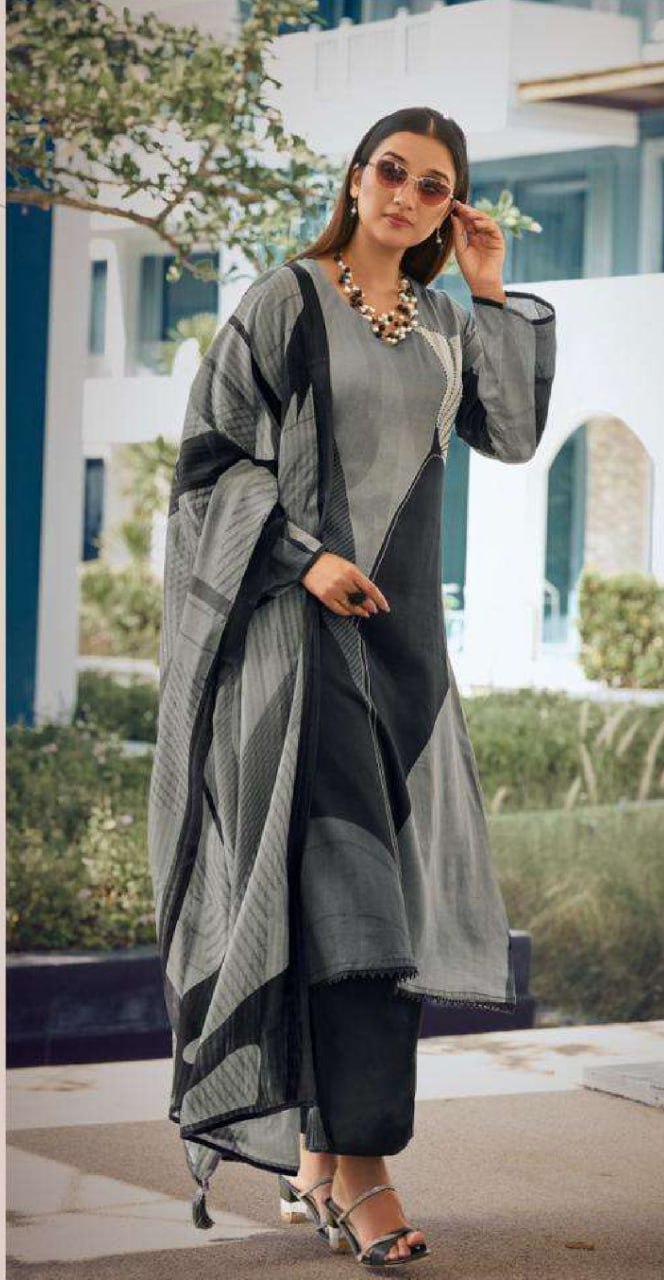 Beautiful Digital Prainted Rayon Three Piece Pair