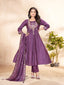 Festive Wear Multi-Thread Work Anarkali Kurti Set