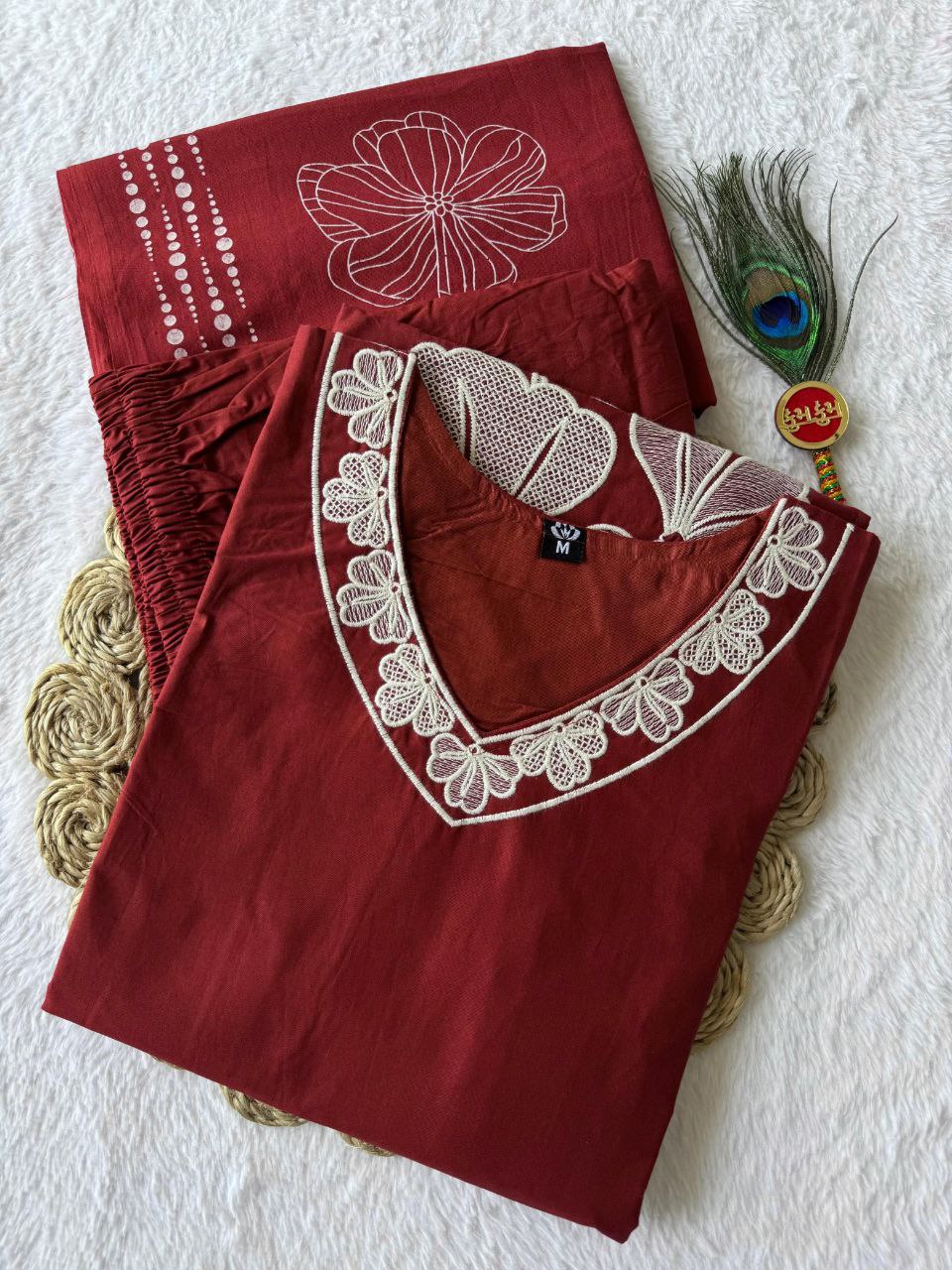 Festive Wear Thread Work Suit Set