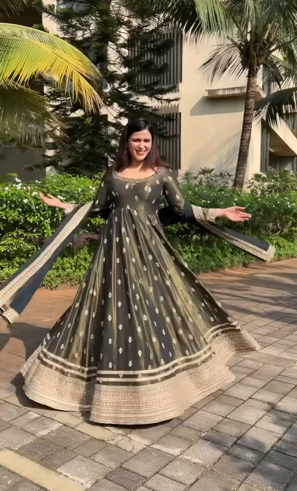 Premium Readymade Anarkali Suit Set