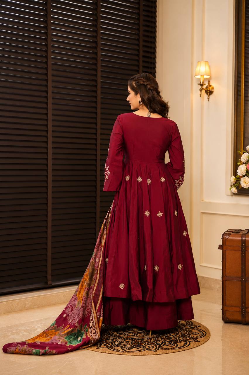 Elegant Maroon Grace ❤️ Secondary image