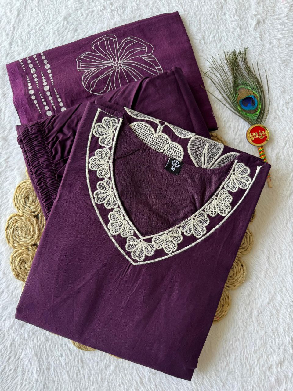 Festive Wear Thread Work Suit Set