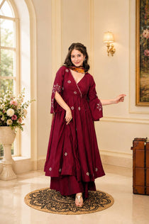 Elegant Maroon Grace ❤️