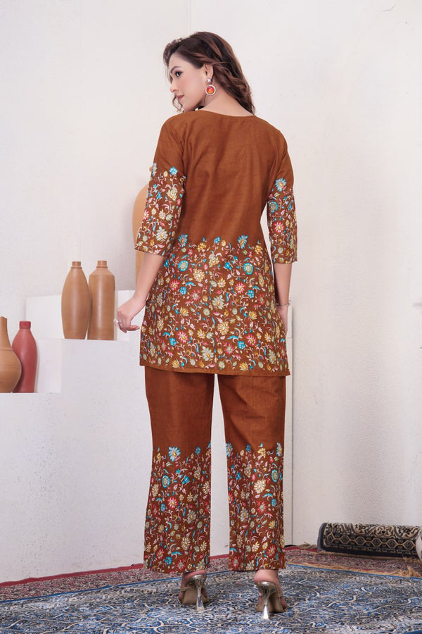 Designer Festive Co-Ord Set in Pure Cotton