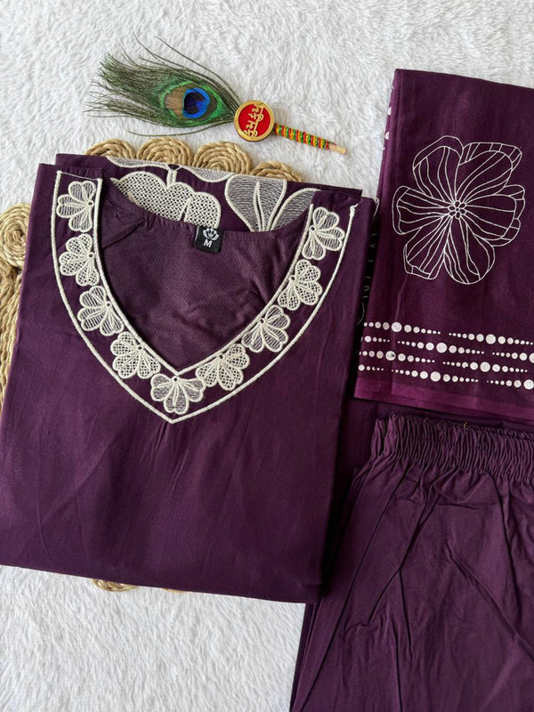 Festive Wear Thread Work Suit Set